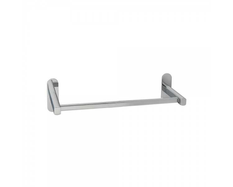 Toallero Barra 40 cm. Color Inox Con Efecto Espejo, Autoadhesivo Resistente, Porta Toallas, Toallero Adhesivo Pared/Mueble