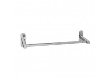 Toallero Barra 60 cm. Color Inox Con Efecto Espejo, Autoadhesivo Resistente, Porta Toallas, Toallero Adhesivo Pared/Mueble