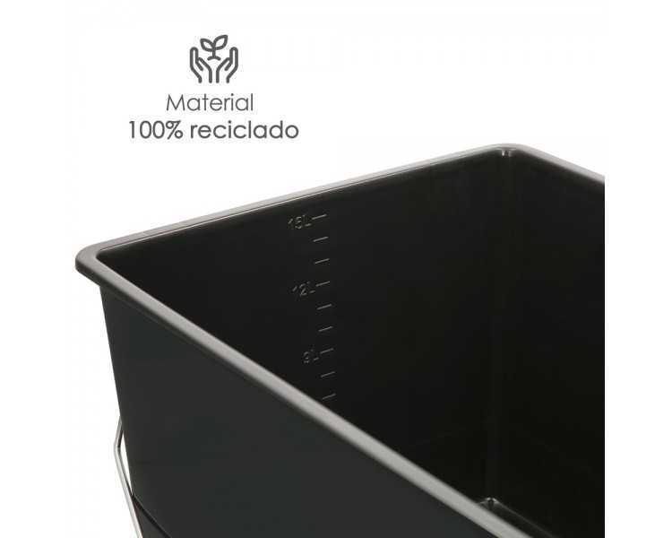 Cubeta Pintura 15 Litros Con Rejilla. Fabricado en Plastico. Cubeta Pintor, Cubo Pintura, Cubo Pintura con Rodillo,