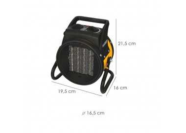 Calefactor Termoventilador Ceramico Cañon Suelo y Pared 1000 / 2000 Watt. Cañon Aire Caliente, Cañon Calefactor 2 Potencias