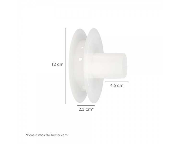 Disco Plastico Compacto Para Persianas. Rodamieto 120x40 mm. Para cintas hasta 20 mm.