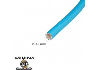 Manguera Tricotada No Torsion Blue Ø 15 mm. Rollo 50 metros. Manguera Anti Torsion, Manguera Sin Dobleces, Manguera Sin Nudos