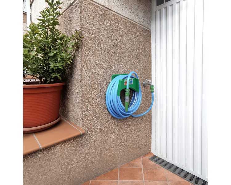 Manguera Tricotada No Torsion Blue Ø 19 mm. Rollo 50 metros. Manguera Anti Torsion, Manguera Sin Dobleces, Manguera Sin Nudos