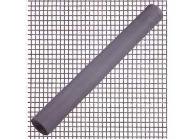 Tela Mosquitera Fibra Vidrio Gris 18x16/100 cm. Rollo 50 metros.