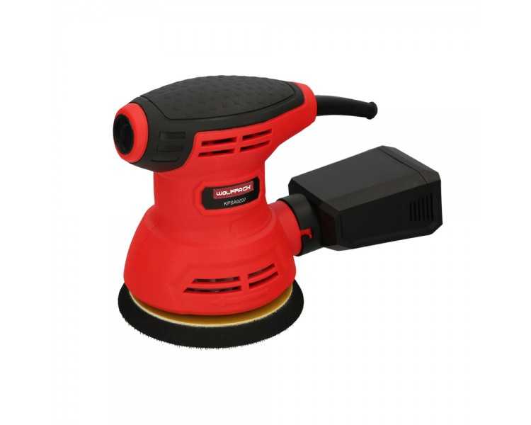 Lijadora Wolfpack Orbital 240 Watt. Lijadora Multifunción. Decapado, Lijado, Eliminar Oxido, Disco Ø 125 mm.