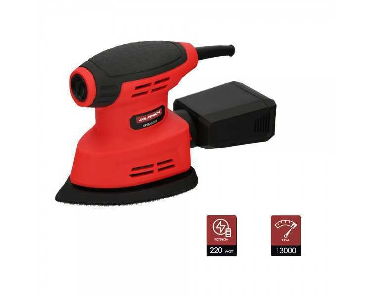Lijadora Wolfpack Delta 220 Watt. Lijadora Mouse Multifunción. Decapado, Lijado, Eliminar Oxido, etc.