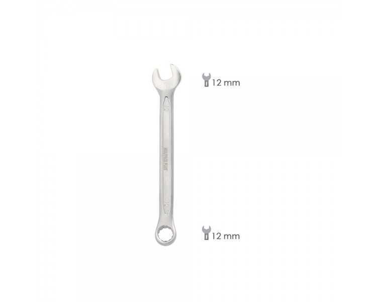 Llave Combinada Plus 12x12 Acero Cromo Vanadio DIN 3113. Llave Doble Boca, Llave Fija, Llave Estrella