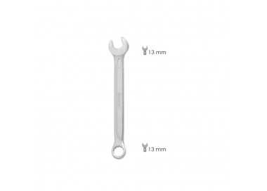 Llave Combinada Plus 13x13 Acero Cromo Vanadio DIN 3113. Llave Doble Boca, Llave Fija, Llave Estrella