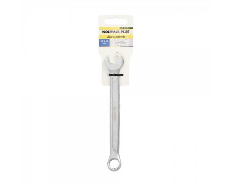 Llave Combinada Plus 13x13 Acero Cromo Vanadio DIN 3113. Llave Doble Boca, Llave Fija, Llave Estrella