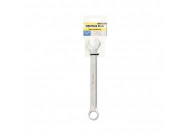 Llave Combinada Plus 20x20 Acero Cromo Vanadio DIN 3113. Llave Doble Boca, Llave Fija, Llave Estrella