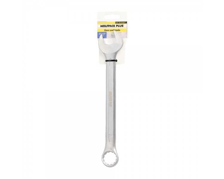 Llave Combinada Plus 27x27 Acero Cromo Vanadio DIN 3113. Llave Doble Boca, Llave Fija, Llave Estrella