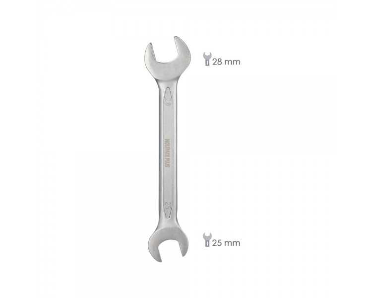 Llave Fija Plus Acero Cromo Vanadio 25x28 DIN 3110. Llave Fija, Llave Fija Doble