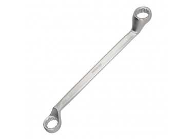 Llave Estrella Acodada Plus Acero Cromo Vanadio 24x26 DIN 838. Llave Doble Boca Acodada, Llave Fija Estrella Acodada