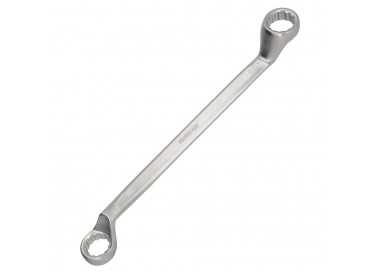 Llave Estrella Acodada Plus Acero Cromo Vanadio 30x32 DIN 838. Llave Doble Boca Acodada, Llave Fija Estrella Acodada