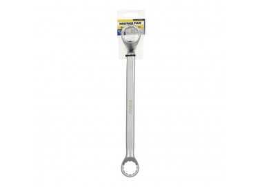 Llave Estrella Acodada Plus Acero Cromo Vanadio 30x32 DIN 838. Llave Doble Boca Acodada, Llave Fija Estrella Acodada