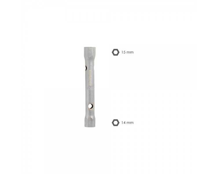 Llave Tubo Tubular 14x15 Fabricada en Acero Cromo Vanadio, Llave Grifería, Llave De Tubo Para Grifos, Llaves De Tubo Doble