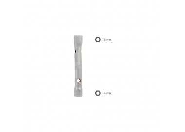 Llave Tubo Tubular 14x15 Fabricada en Acero Cromo Vanadio, Llave Grifería, Llave De Tubo Para Grifos, Llaves De Tubo Doble