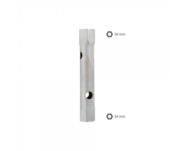 Llave Tubo Tubular 24x26 Fabricada en Acero Cromo Vanadio, Llave Grifería, Llave De Tubo Para Grifos, Llaves De Tubo Doble