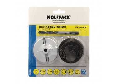 Juego Sierras Campana 25 mm. 25/62 7 Piezas
