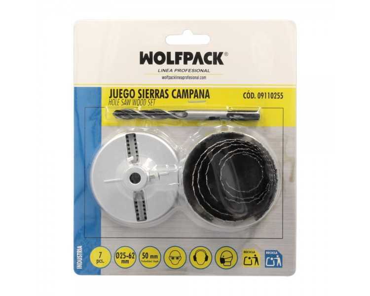 Juego Sierras Campana 50 mm. 25/62 7 Piezas