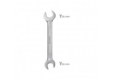 Llave Fija Plus Acero Cromo Vanadio 24x26 DIN 3110. Llave Fija, Llave Fija Doble