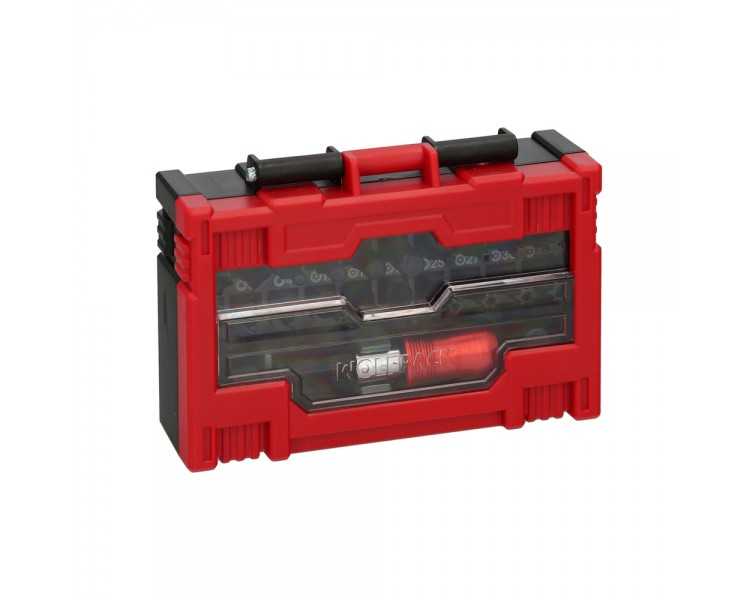 Juego De Puntas Destornillador Acero Cromo Vanadio Con Adaptador Rapido 32 Piezas