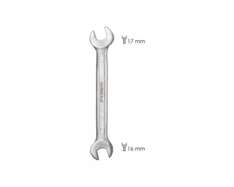 Llave Fija Plus Acero Cromo Vanadio 16x17 DIN 3110. Llave Fija, Llave Fija Doble