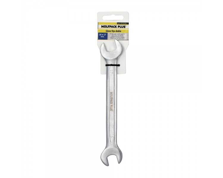 Llave Fija Plus Acero Cromo Vanadio 16x17 DIN 3110. Llave Fija, Llave Fija Doble