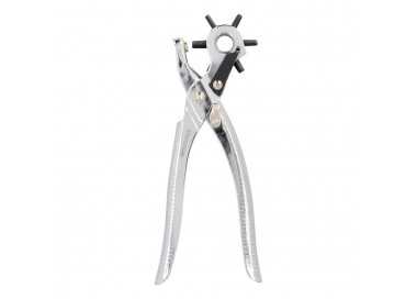 Sacabocados Estrella Profesional 225 mm. Agujeros de Ø 2,5 a 5 mm. Alicates Agujeros, Perforador Cuero, Alicates Cinturones,