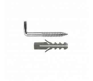 Kit Sanitario Alcayata Con Taco Expansión Ø 10 x 50 mm. Fijación Calentadores / Termos De Agua