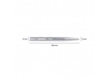 Granete Wolfpack 2 x 8 x 100 mm. Punzon metalico, Perforadores metalicos, Marcadores Metalicos.