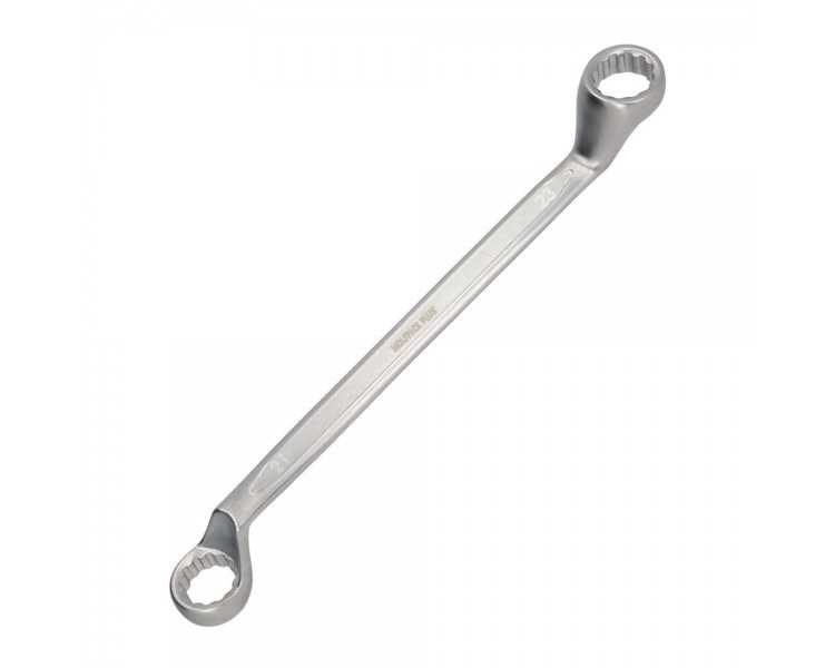 Llave Estrella Acodada Plus Acero Cromo Vanadio 21x23 DIN 838. Llave Doble Boca Acodada, Llave Fija Estrella Acodada