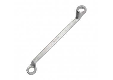 Llave Estrella Acodada Plus Acero Cromo Vanadio 21x23 DIN 838. Llave Doble Boca Acodada, Llave Fija Estrella Acodada