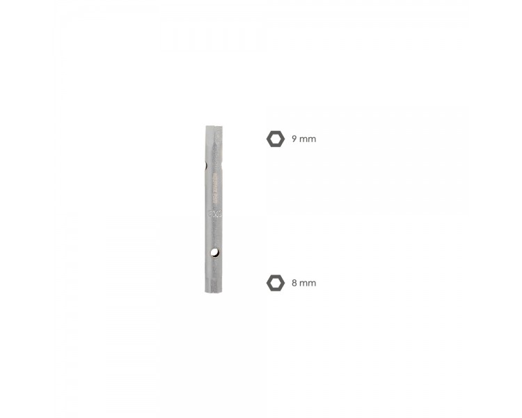 Llave Tubo Tubular 8x9 Fabricada en Acero Cromo Vanadio, Llave Grifería, Llave De Tubo Para Grifos, Llaves De Tubo Doble