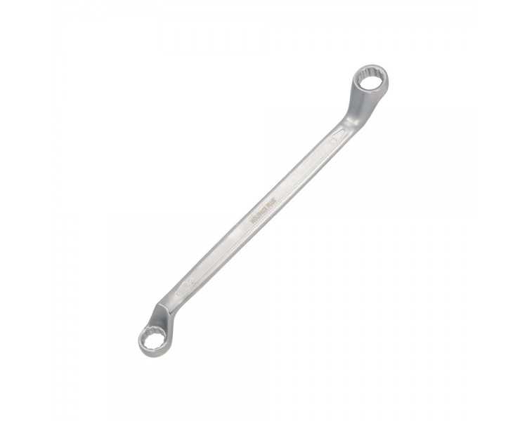 Llave Estrella Acodada Plus Acero Cromo Vanadio 12x13 DIN 838. Llave Doble Boca Acodada, Llave Fija Estrella Acodada