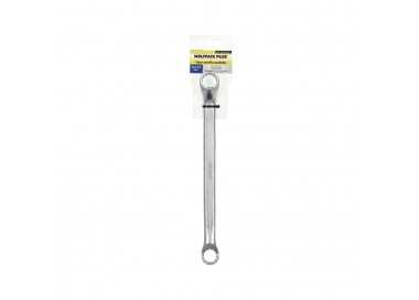 Llave Estrella Acodada Plus Acero Cromo Vanadio 14x15 DIN 838. Llave Doble Boca Acodada, Llave Fija Estrella Acodada