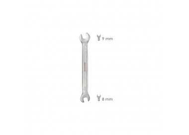 Llave Fija Plus Acero Cromo Vanadio 8x9 DIN 3110. Llave Fija, Llave Fija Doble