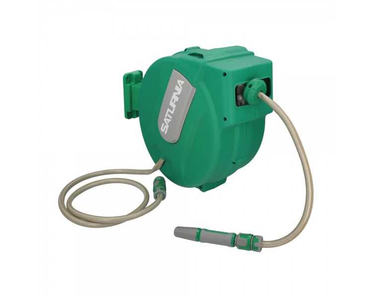 Enrollador Automatico Manguera Para Jardin. Recogedor Manguera Automatico, Porta Mangueras Jardin Manguera De 20 Metros