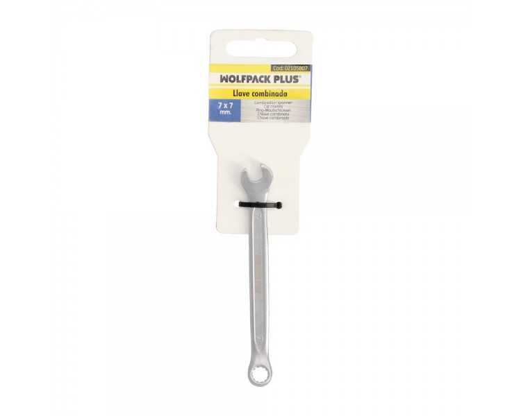 Llave Combinada Plus 7x7 Acero Cromo Vanadio DIN 3113. Llave Doble Boca, Llave Fija, Llave Estrella