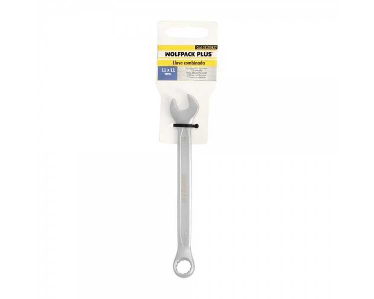 Llave Combinada Plus 11x11 Acero Cromo Vanadio DIN 3113. Llave Doble Boca, Llave Fija, Llave Estrella