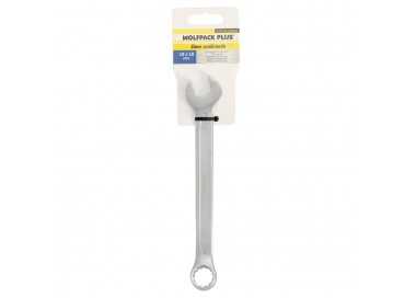 Llave Combinada Plus 18x18 Acero Cromo Vanadio DIN 3113. Llave Doble Boca, Llave Fija, Llave Estrella
