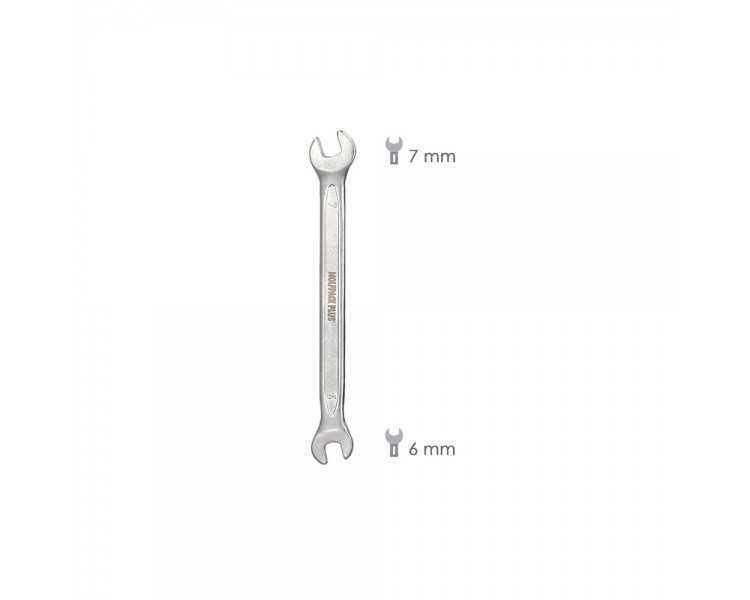 Llave Fija Plus Acero Cromo Vanadio 6x7 DIN 3110. Llave Fija, Llave Fija Doble
