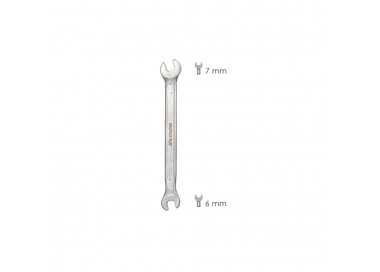 Llave Fija Plus Acero Cromo Vanadio 6x7 DIN 3110. Llave Fija, Llave Fija Doble