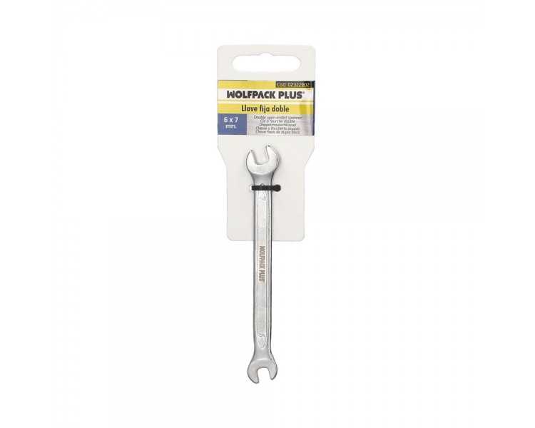 Llave Fija Plus Acero Cromo Vanadio 6x7 DIN 3110. Llave Fija, Llave Fija Doble