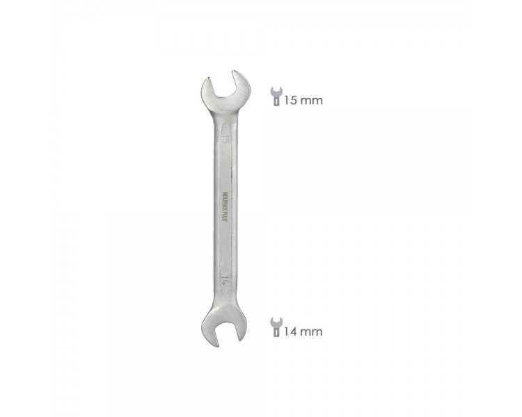 Llave Fija Plus Acero Cromo Vanadio 14x15 DIN 3110. Llave Fija, Llave Fija Doble