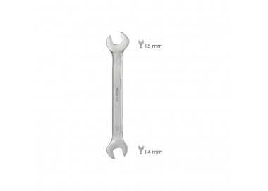Llave Fija Plus Acero Cromo Vanadio 14x15 DIN 3110. Llave Fija, Llave Fija Doble