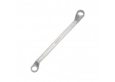 Llave Estrella Acodada Plus Acero Cromo Vanadio 16x17 DIN 838. Llave Doble Boca Acodada, Llave Fija Estrella Acodada