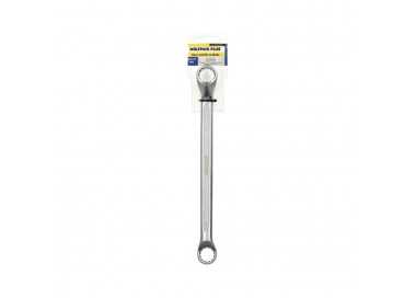 Llave Estrella Acodada Plus Acero Cromo Vanadio 16x17 DIN 838. Llave Doble Boca Acodada, Llave Fija Estrella Acodada