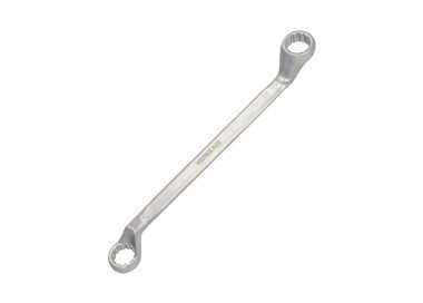 Llave Estrella Acodada Plus Acero Cromo Vanadio 18x19 DIN 838. Llave Doble Boca Acodada, Llave Fija Estrella Acodada