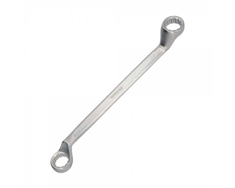 Llave Estrella Acodada Plus Acero Cromo Vanadio 20x22 DIN 838. Llave Doble Boca Acodada, Llave Fija Estrella Acodada